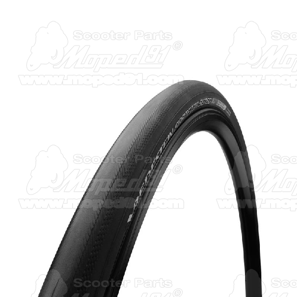 kerékpár köpeny 700x28C (28-622) 28" AWS 6-8 bar 280g black/black O Road Fortezza Senso Superiore VREDESTEIN