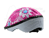 kerékpár fejvédő FLOWER, XS (48-50), gyerek, virág mintás pink, LYNX
