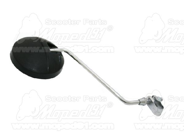 tükör BABETTA 207 / 210 / 225 bilincses. Tükörszár: 300x8 mm, d: 105 mm Német Minőség EAST ZONE