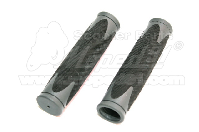 Fahrrad Lenkergriff D2 Hard inner mixture for sturdy connection, Soft D2 outer mixture for comfort and shock absorption Schwarz-Grau MTB German Quality