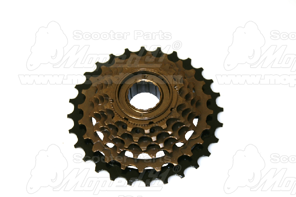 MTB freewheel sprocket 6 speed Z 14-28 (14-16-18-21-24-28) LYNX
