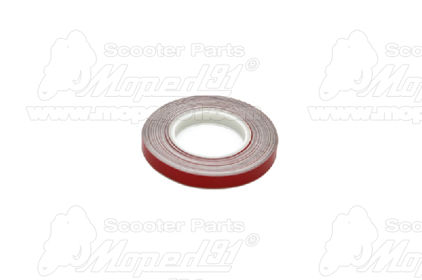 felni díszcsík 7mm széles, 6m hosszú piros