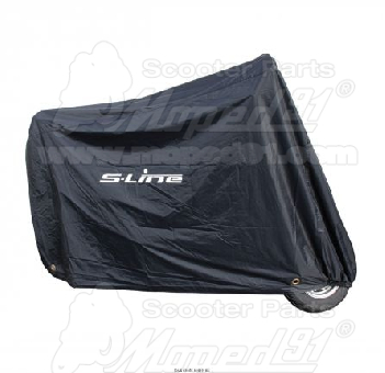 takaróponyva 125 ccm. 100% vízálló, Poliészter külső (PVC), gumírozott zárással. Méretek: szélesség: 60 cm, magasság: 135 cm, hossz: 190 cm