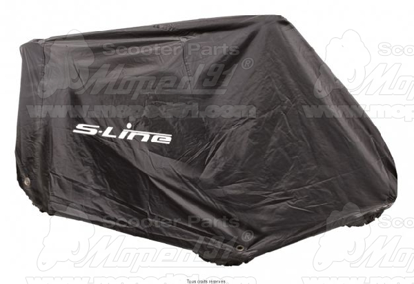 MOTORRAD Hülle Plane, quad. 100% wasserdicht, Größe:  120 cm x 110 cm x 220 cm