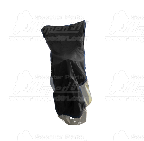 Regenschutz Roller, Polyester, schwarz-silber Größe: L 228x99x124 cm MZONE
