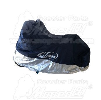 takaróponyva nagymotor, poliészter 200D, vízálló, kék-ezüst, Méret: XL  246x104x127 cm MZONE