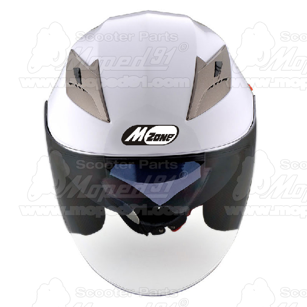 bukósisak nyitott. WHITE GLOSSY. Méret: XL. MZONE
