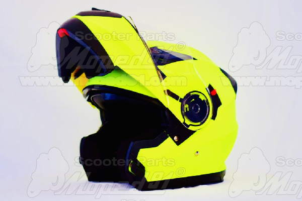 bukósisak felnyitható FLIP UP. NEON YELLOW. Méret: M. MZONE