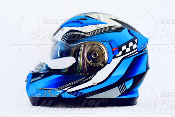 bukósisak felnyitható FLIP UP. BLUE FORCE  Méret: M. MZONE