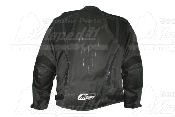 motoros kabát WILSON. Méret: XXL. 600D cordura anyagból, fém protektor a váll részen, kivehető thermo bélés, CE jóváhagyott protektorok, 100% vízálló zseb, szellőzőrendszerrel, nadrággal összezipzározható, állítható kar és csukló pántok, fényvisszaverő sz
