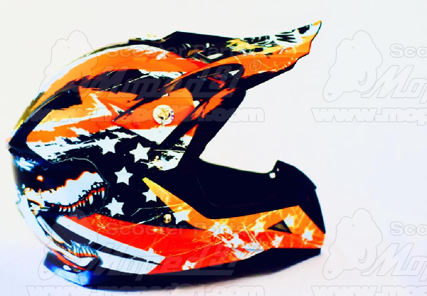 bukósisak T-REX CROSS gyerek, L (51-52 cm) Színes. MZONE