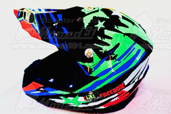 bukósisak cross FREEDOM KIDS gyerek, S (47-48 cm) Színes MZONE