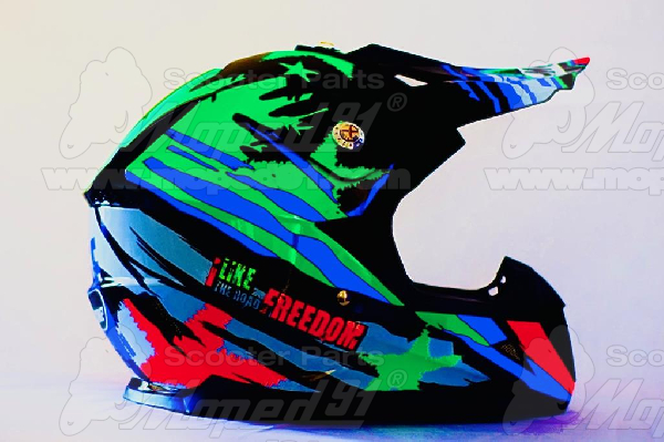 bukósisak cross FREEDOM KIDS gyerek, S (47-48 cm) Színes MZONE