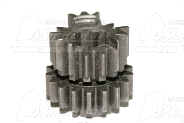 csoport kerék Z15/18 (IV-V. sebesség) ETZ 250 / 251/301 / MZ TS 250/1 (29-46.103) Német minőség EAST ZONE