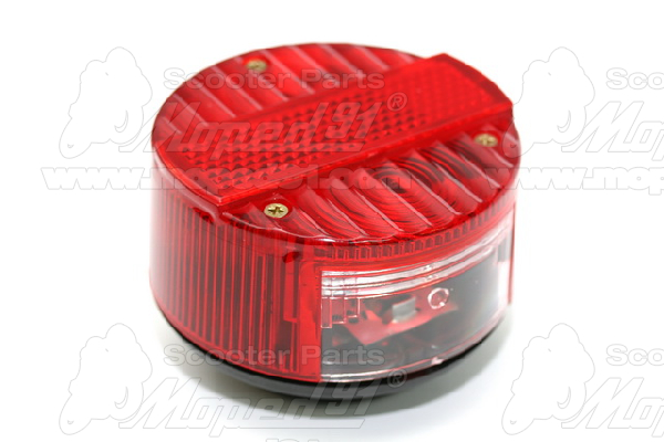 lámpa hátsó  ETZ / SIMSON S 51 / S 70 / ROLLER SR 50 / ROLLER SR 80 / SCHWALBE KR 51 d:120 mm (390530) komplett 