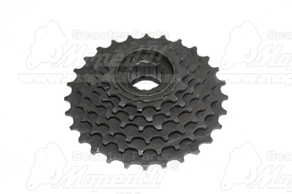 MTB sprocket trafficator(6 gear, black) LYNX German Quality