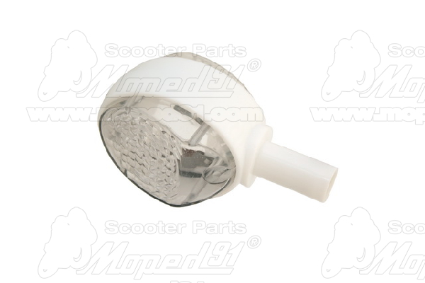 lampa kierunkowskazu komplet MZ TROPHY / ES 125-150-250 SIMSON SCHWALBE KR 51 / SPERBER / STAR biały / przezroczysty (343105) EAST ZONE