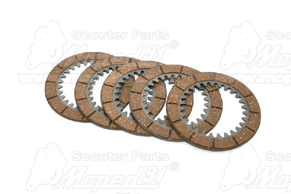 kuplung lamella MZ ES, TS, ETZ 5db 