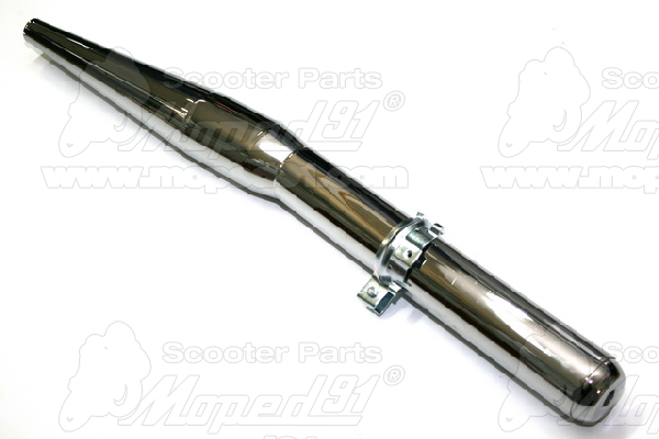 kipufogó dob SIMSON S 53 Enduro sport D:32 mm TUNING króm (229081)