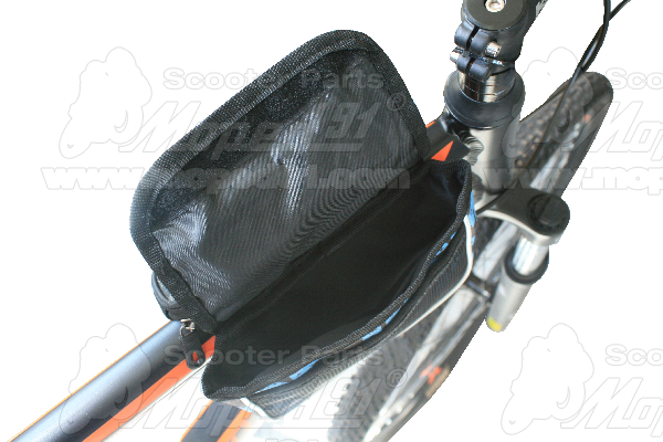 taška na mobil na bicykel, veľkosť balenia: jednostranná 16 * 6 * 12 cm, Materiál: Polyester + PVC + Umelá koža, Kapacita 2,5 l, Hmotnosť: 0,23 kg, Veľkosť tašky na mobil: 5,5 ", čierno-modrý vzor, ??LYNX