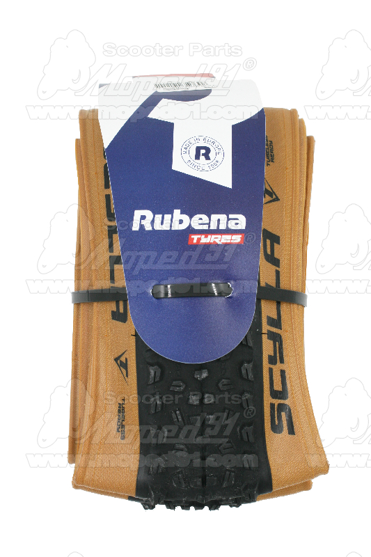 kerékpár köpeny 29x2,25 (57-622) R22, SCYLLA, tanwall, TUBELESS SUPRA , TEXTRA 127TPI CRX , MTB, RUBENA