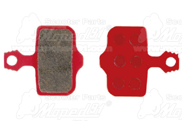 bicycle brake pads for disc brakes, sinter with stainless steel buckle, for Avid brakes, Avid Elixir, Sram / Avid XX / X0 / DB, ) German quality