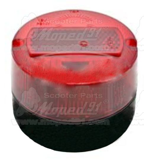 lámpa hátsó 2 csavaros piros komplett SIMSON 50 / S51 BSL 8522.11/1 - ø100 mm (20299) MZA