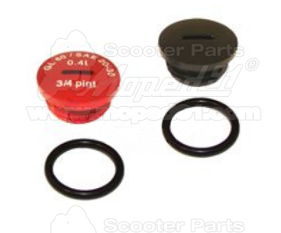 olajbeöntő és ellenőrző csavar szett feket/piros SIMSON KR51/2, S51, S53, S70, S83, SR50, SR80 MZA