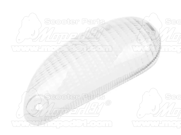 irányjelző búra hátsó bal PIAGGIO NRG 50cc fehér