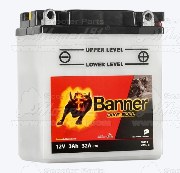 akkumulátor 12V 3Ah BB3L-B savas BANNER BIKE BULL 98x56x110 