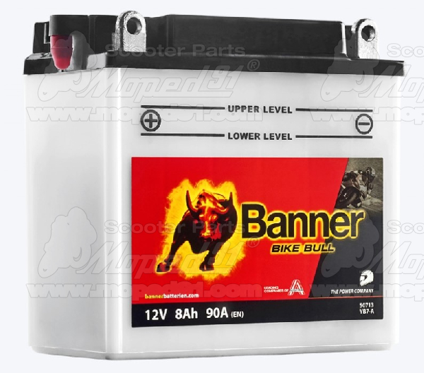 akkumulátor 12V 7Ah BB7-A savas 135x75x133 BANNER