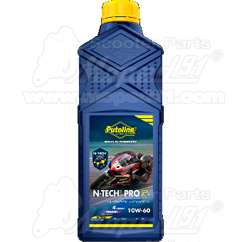 PUTOLINE N-TECH® PRO R+ 10W-60 motorkerékpár-olaj. Kiszerelés: 1L