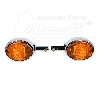 irányjelző króm+ narancs pár SIMSON MZ ES, KR51, SR4 MZA