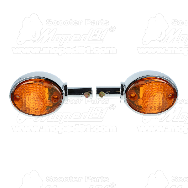 irányjelző króm+ narancs pár SIMSON MZ ES, KR51, SR4 MZA