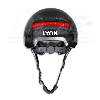 kerékpár fejvédő LED világítással CITYLIGHT, L (59-62), unisex, fekete, LYNX