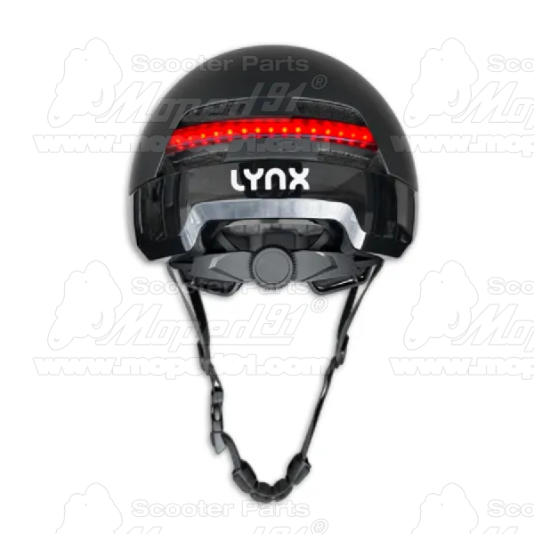 kerékpár fejvédő LED világítással CITYLIGHT, L (59-62), unisex, fekete, LYNX
