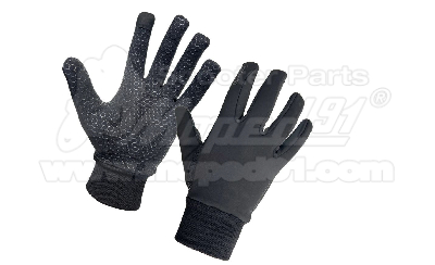 Kerékpáros sportkesztyű téli, XL méret, érintőképernyő kompatibilis, fekete LYNX