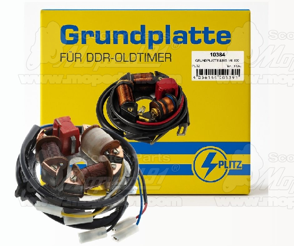 alaplap komplett tirisztoros N-8305.1/4-100 6V 35/21 W Bilux - S51, S70 (390380) Német Gyári Minőség MZA 