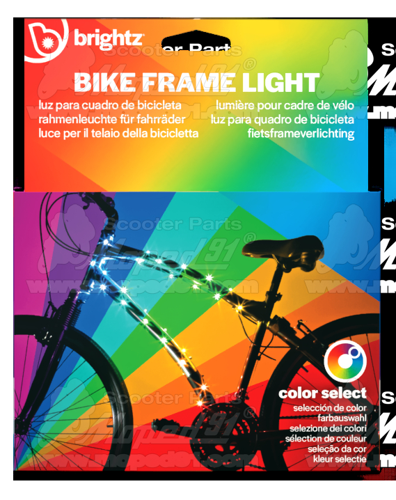 kerékpár váz színes led világítás  BRIGHTZ