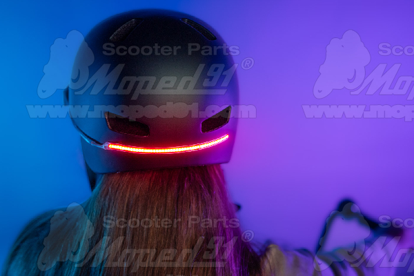 kerékpár fejvédő piros led világítás BRIGHT