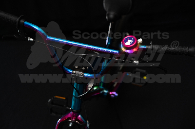 kerékpár csengő pink unikornisos, színes led világítással BRIGHTZ