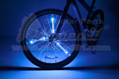 kerékpár küllő fénycső kék BRIGHTZ