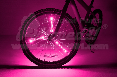 kerékpár küllő fénycső pink BRIGHTZ