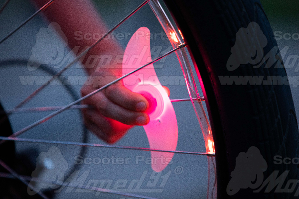 kerékpár küllő világítás színes led BRIGHTZ