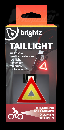 kerékpár háromszög alakú ledes hátsó lámpa BRIGHTZ