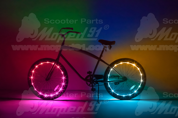 kerékpár kerék RGB LED világítás BRIGHTZ