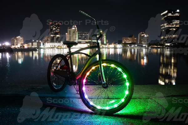 kerékpár kerék RGB LED világítás BRIGHTZ