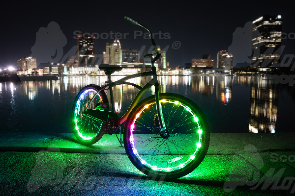 kerékpár kerék RGB LED világítás BRIGHTZ