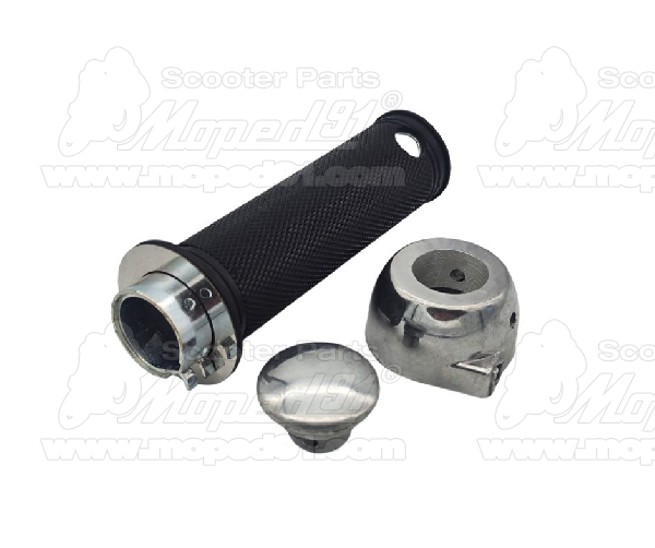 gázcső + markolat + gázház + kormányvég dugó BABETTA 207 / 210 szett EAST ZONE