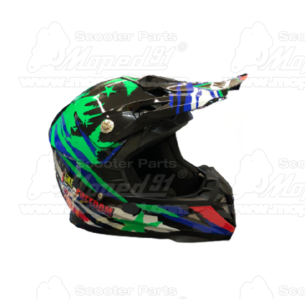 bukósisak cross FREEDOM KIDS gyerek, XL Színes. MZONE